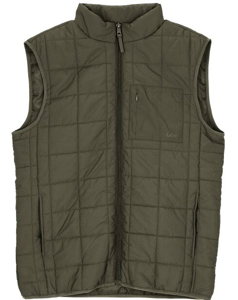 Foloko kaki mouwloze jas