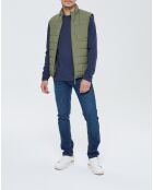 Foloko kaki mouwloze jas