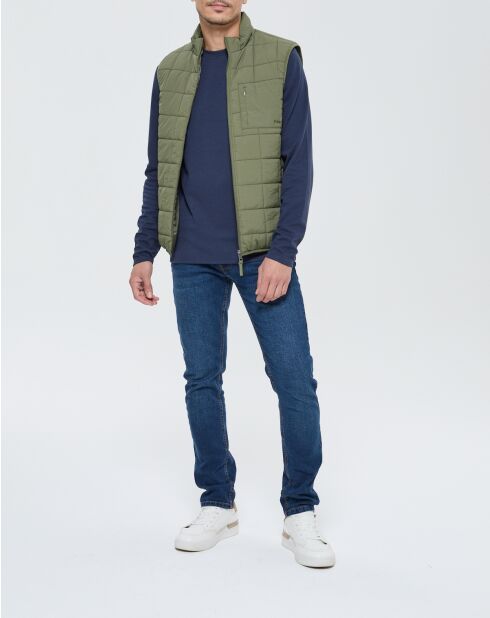 Foloko kaki mouwloze jas