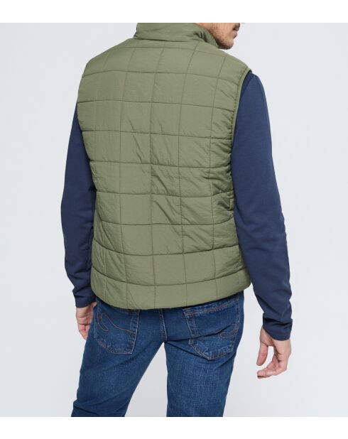 Foloko kaki mouwloze jas