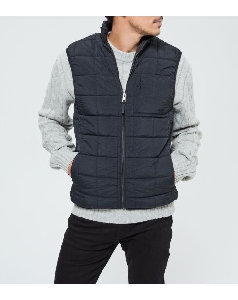 Foloko schwarze ärmellose Jacke