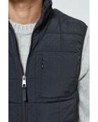 Foloko schwarze ärmellose Jacke