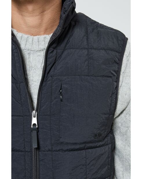 Foloko schwarze ärmellose Jacke