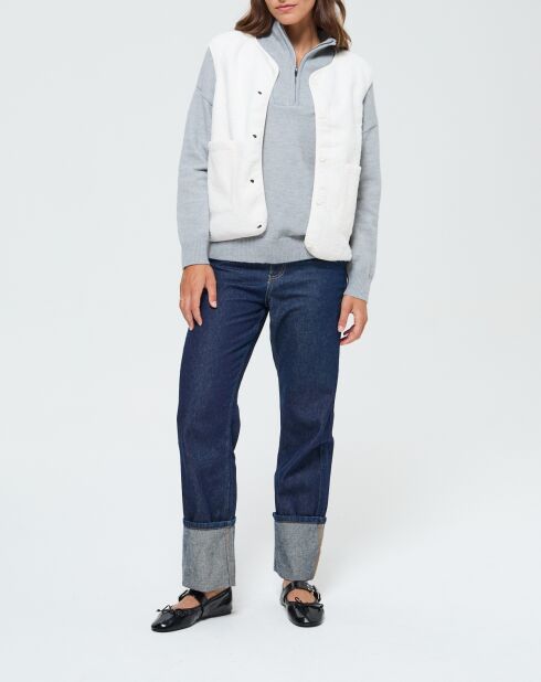 Veste sans manches Faweek ivory