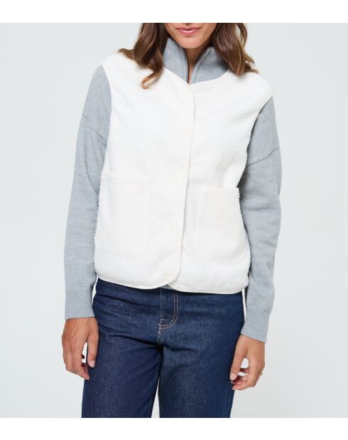Veste sans manches Faweek ivory
