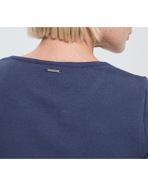 Amui marineblaues Langarmshirt