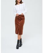 Cotrou ML elfenbeinfarbener Pullover aus Wollmischung