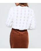 Cotrou ML elfenbeinfarbener Pullover aus Wollmischung