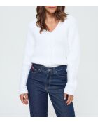 Chaleco Cadola ML en mezcla de lana marfil