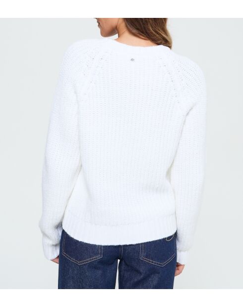 Gilet en laine melangée Cadola ML ivory