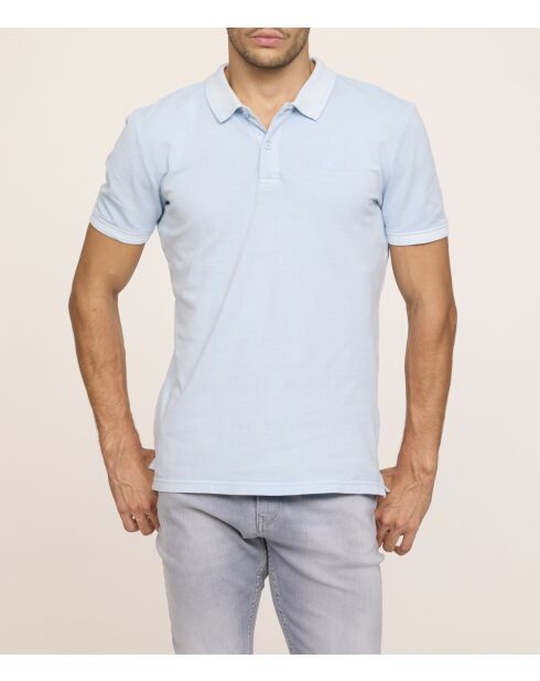 Polo Bye MC azul gris