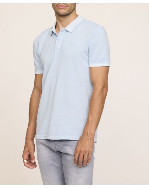 Polo Bye MC azul gris