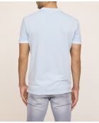 Polo Bye MC azul gris