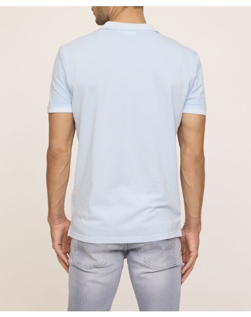 Polo Bye MC azul gris