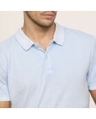 Polo Bye MC azul gris