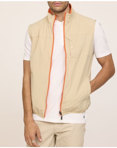 Fonys ärmellose Jacke beige/orange