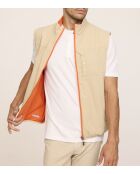 Fonys ärmellose Jacke beige/orange