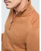 Capara ML Pullover aus kamelfarbener Wollmischung