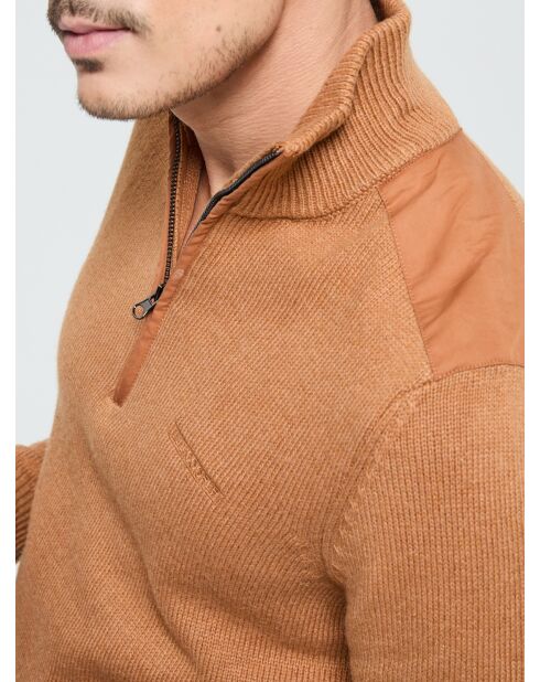 Capara ML trui van kamelenwolmix