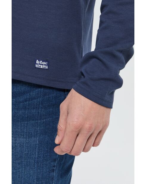 Asiply ML marineblaues Langarmshirt