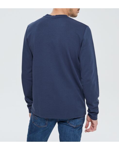 Asiply ML marineblaues Langarmshirt