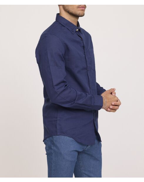 Donkerblauw overhemd Dolino ML