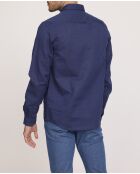 Donkerblauw overhemd Dolino ML