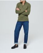 Capara ML trui van kaki wolmix