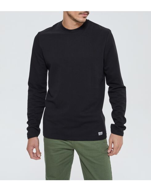 Asiply ML schwarzes Langarmshirt