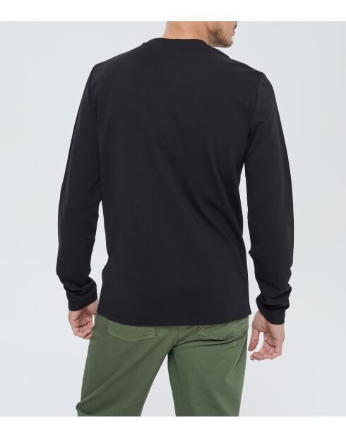 Asiply ML schwarzes Langarmshirt