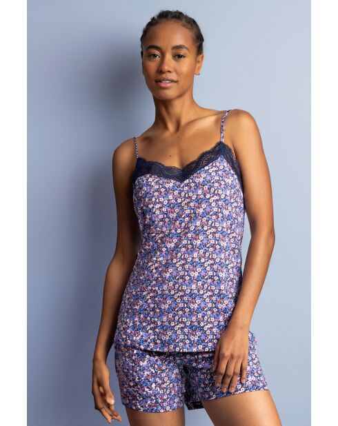 Pigiama con bretelle Liberty multicolor