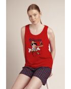 Pinocchio klassieke rode pyjama zonder mouwen van Disney