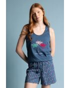 Pigiama blu senza maniche Have a Good Day