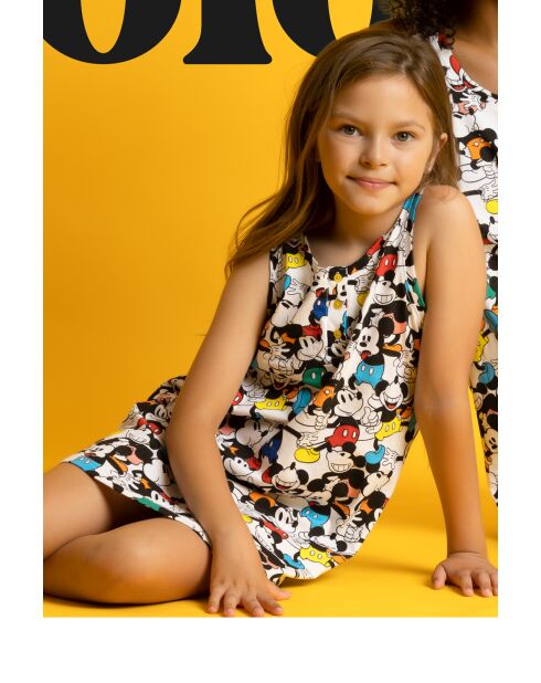 Mouwloze jurk van Disney Mickey Mouse in meerdere kleuren