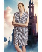 Robe sans manches ouvert Mickey Disney Été bleue