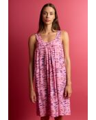 Robe sans manches rose tigre