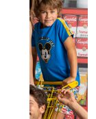 Blauer Kurzarm-Pyjama Disney Hey Mickey
