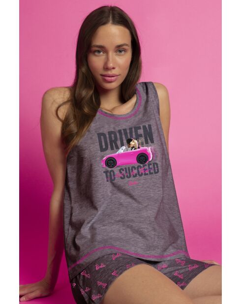 Pyjama zonder mouwen Barbie, Driven To Succeed jasper grijs model