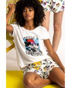 Disney Attitude is Everything Brut pyjama met korte mouwen