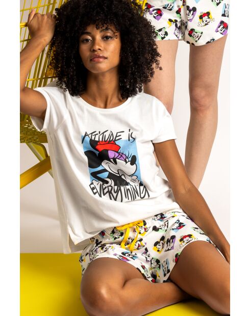 Disney Attitude is Everything Brut pyjama met korte mouwen