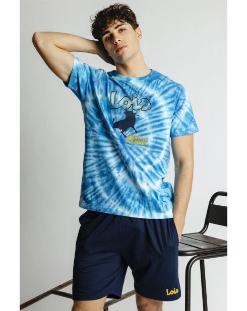 Pigiama blu a maniche corte Lois Generals