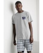 Pigiama a manica corta Scooty - Stay At Home grigio chiaro