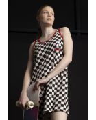 Mouwloze jurk van Peanuts Skate Is Not A Crime Paintings