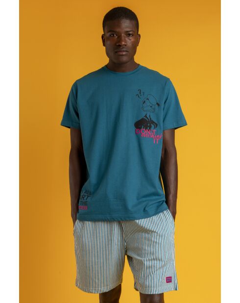 Disney Overthink It Ocean Kurzarm-Pyjama