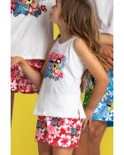 Disney Lilo & Stitch rode pyjama zonder mouwen