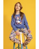 Blauer Kurzarm-Pyjama von Disney Daisy Poses
