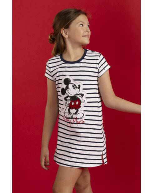 Disney Mickey marineblauwe jurk met korte mouwen