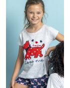 Pyjama à manches courtes Lou Lou Love Me jasper gris