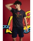 Pigiama Disney a manica corta, blu marino Motivo generale