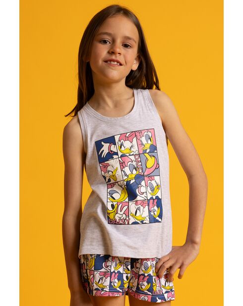 Disney Daisy Poses jaspergrijze pyjama zonder mouwen